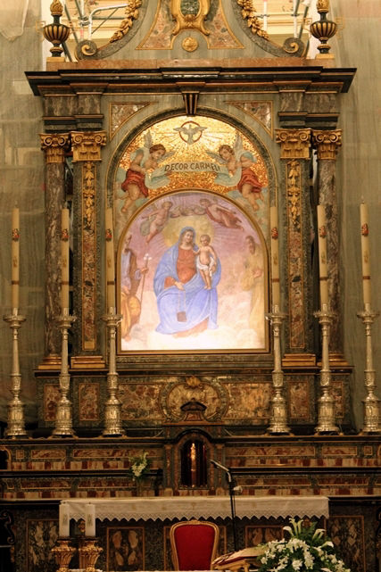 Effige Madonna del Carmelo