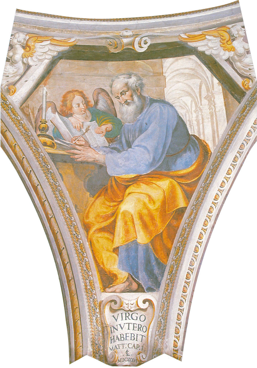 Particolare della cupola con San Matteo (file di Gian Piero Zanzotti)