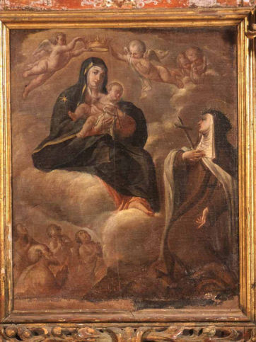 Dipinto della Madonna del Carmine di Autore sconosciuto
