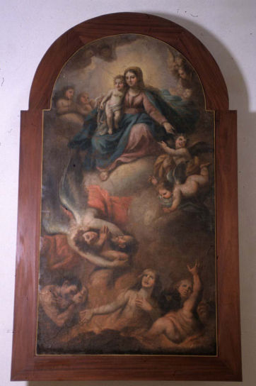Dipinto della Madonna del Carmine di Autore sconosciuto