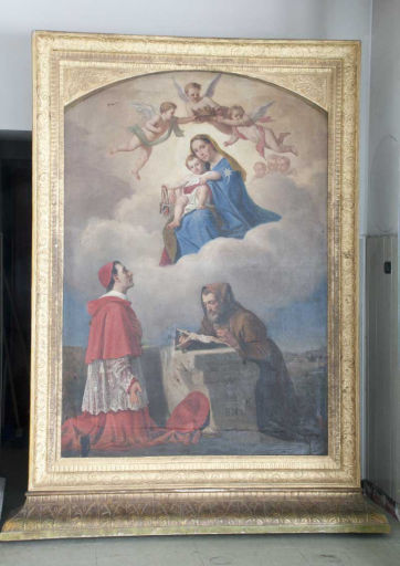 Dipinto della Madonna del Carmelo e Santi di Molinaro Biagio