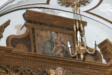 Dipinto della Madonna del Carmelo di Autore sconosciuto