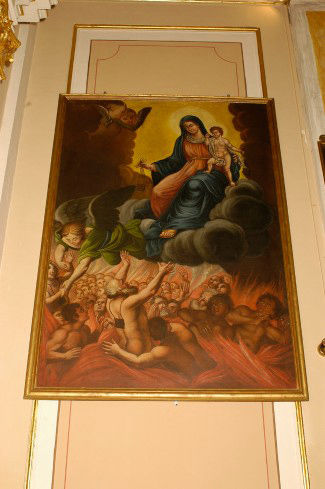 Madonna del Carmelo e anime purganti