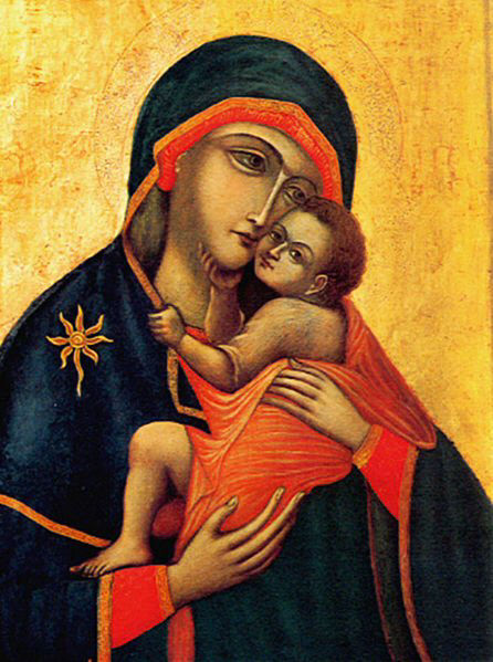 Icona della Beata Vergine del Monte Carmelo venerata nella Basilica del Carmine a Napoli