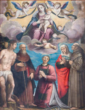 Madonna del Carmelo con San Lorenzo e Santi