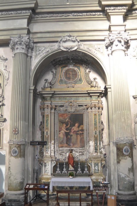 Altare sesta cappella, parete sinistra