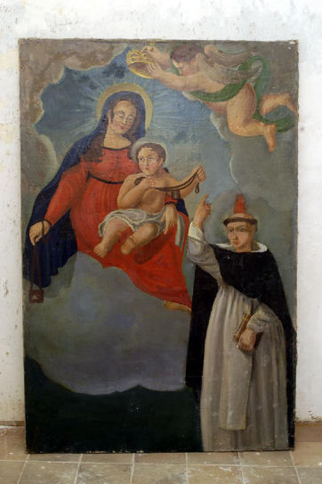 Madonna del Carmine e San Vincenzo Ferreri di Autore sconosciuto