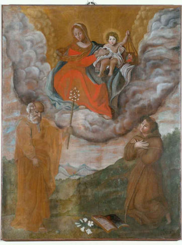 Madonna del Carmelo e Santi di Autore sconosciuto