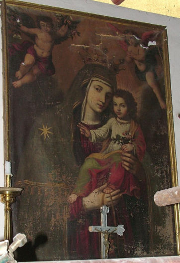 Madonna del Carmelo con due angeli di Autore sconosciuto
