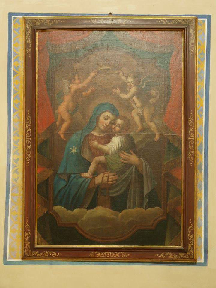 Originale Quadro Madonna del Carmine