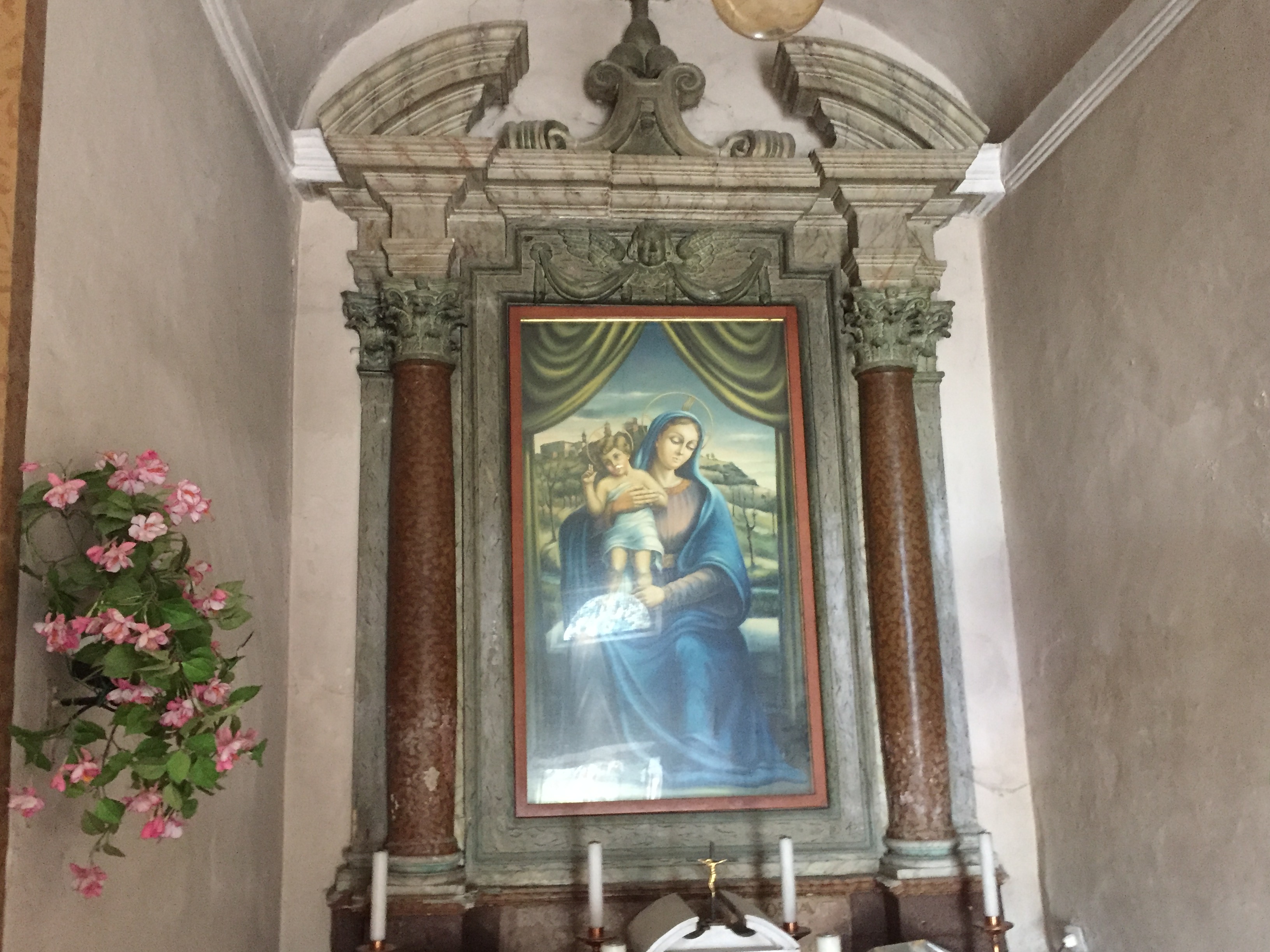 Quadro Madonna del Vallato di Piergiovanni Antici
