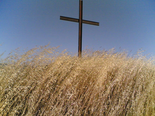 Croce in ferro sulla SP n. 14