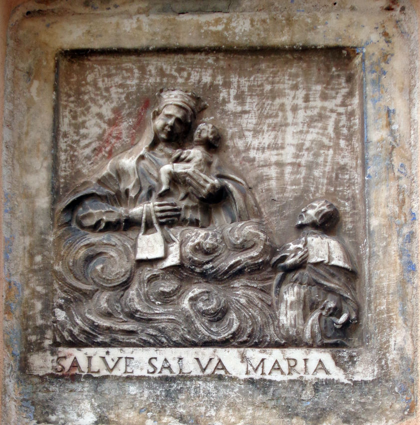 Formella Madonna del Carmelo
