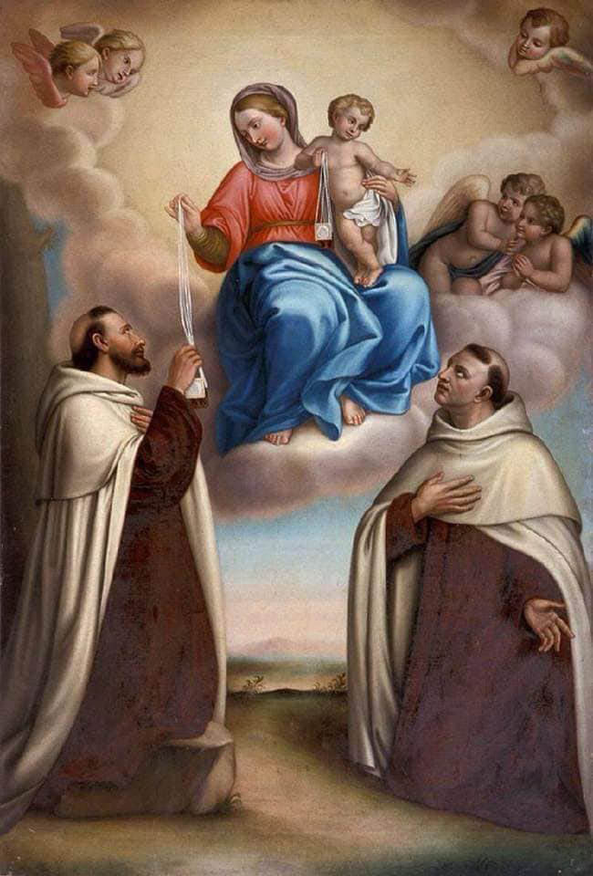 Dipinto Madonna del Carmine