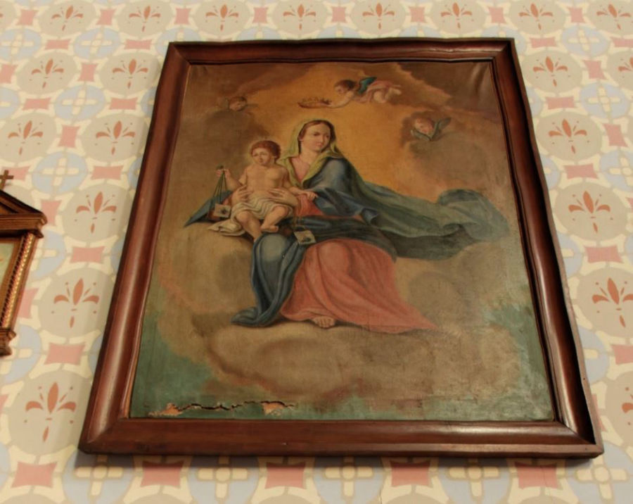 Dipinto Madonna del carmine