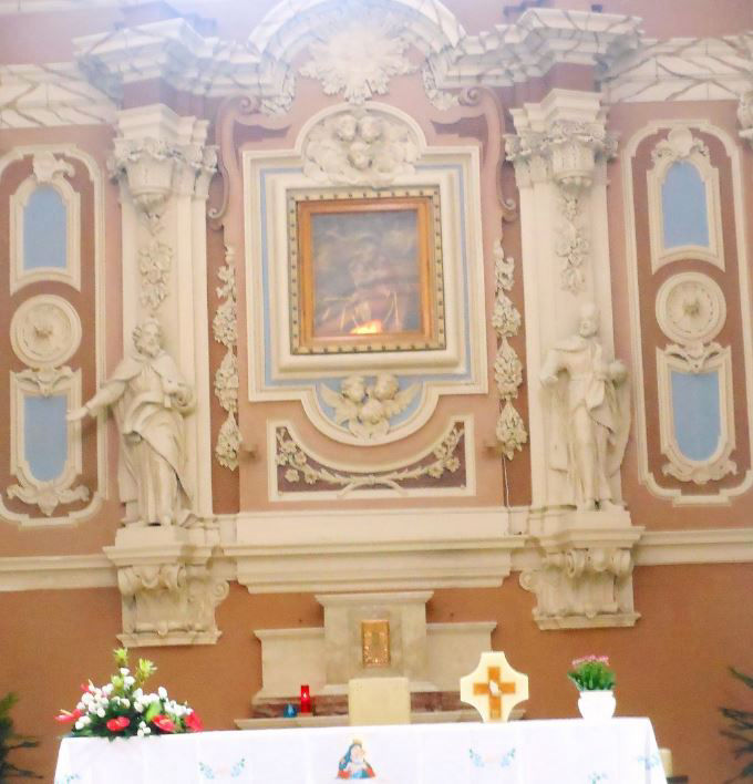 Quadro d'Altare con la Madonna del Carmine