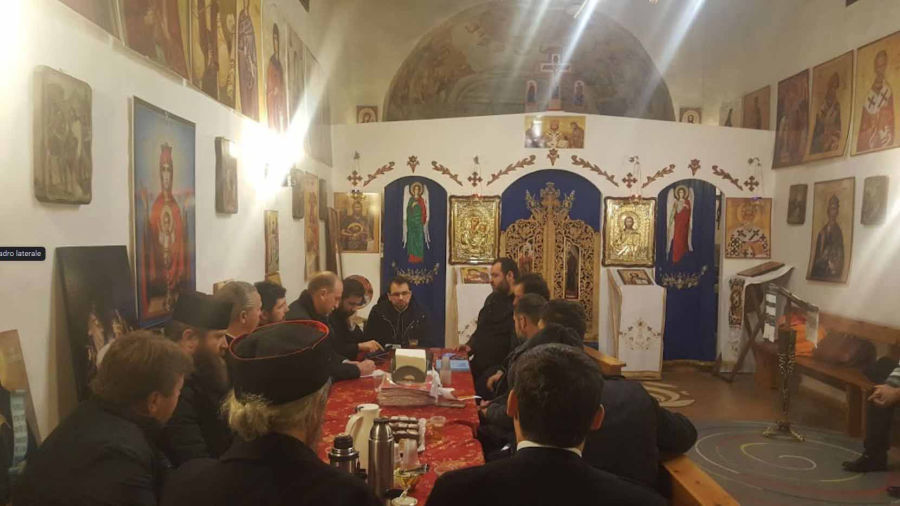 Riunione clero ortodosso