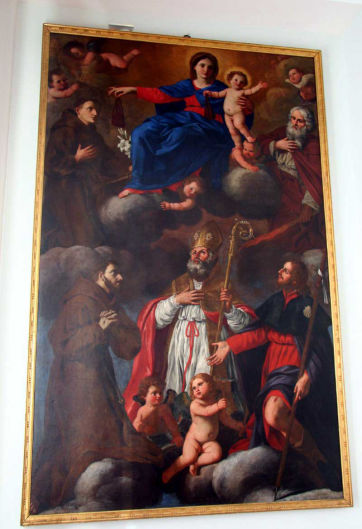 Madonna con Bambino in gloria e Santi