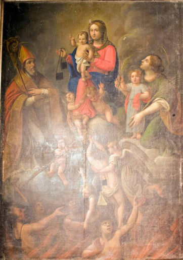 Madonna del Carmelo con Santi e Anime purganti