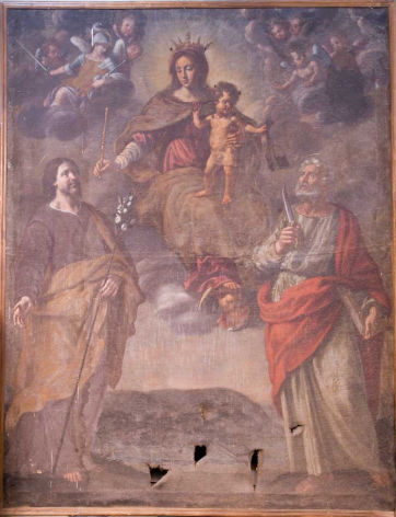Madonna del Carmelo tra Angeli e Santi