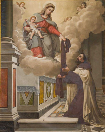 Madonna del Carmelo con Santo