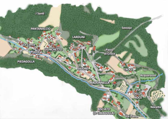 Mappa dei Rioni