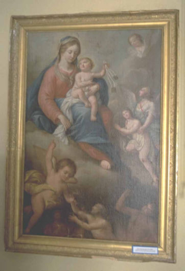 Madonna del Carmelo e anime del Purgatorio di Ferrari Paolo