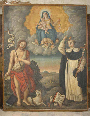 Madonna del Carmelo tra Santi di Sconosciuto e Bacherini Francesco