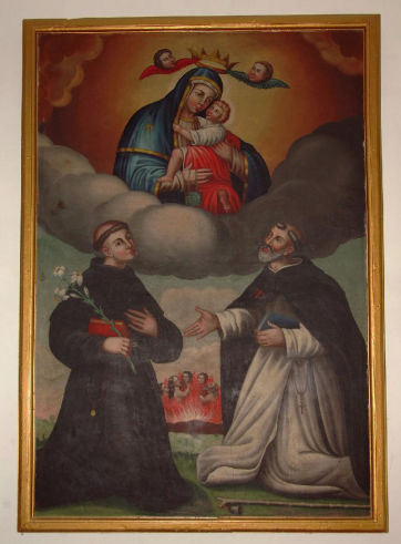 Madonna del suffragio e Santi di Autore sconosciuto