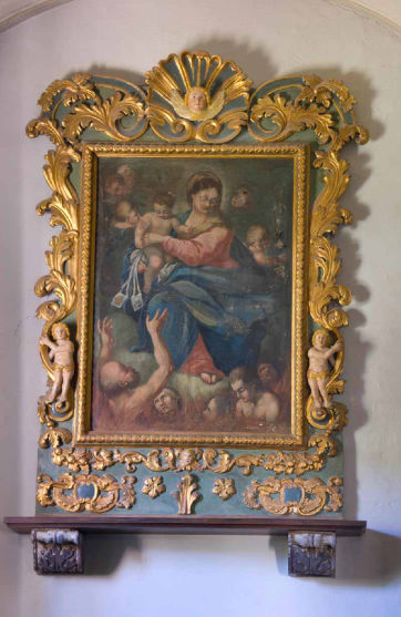 Madonna del Carmelo con Gesù Bambino di Autore sconosciuto