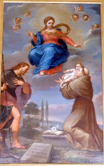 Madonna San Rocco e Sant'Antonio di Giovannini Carlo