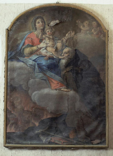 Madonna del Carmine e Sant'Antonio abate di Autore sconosciuto