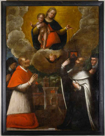 Madonna del Carmelo e Santi di Longhi B.
