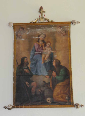 Madonna del Carmelo con Gesù Bambino e Santi di Autore sconosciuto