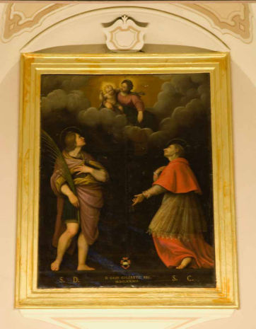 Madonna con Bambino e Santi di Autore sconosciuto