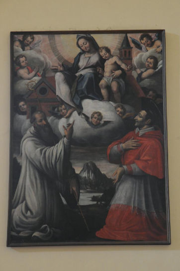 Madonna con Gesù Bambino in gloria e Santi di Autore sconosciuto