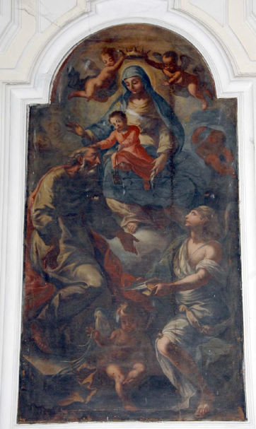 Madonna del Carmelo dona lo Scapolare a S.Simone di Teodoro Donato