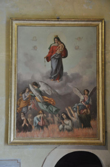 Madonna del Carmine con anime purganti di Autore sconosciuto