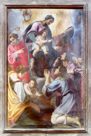 Madonna del Carmelo tra i Santi di Autore sconosciuto