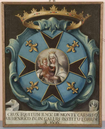 Croce dell'ordine equestre del Monte Carmelo di Contoli G.