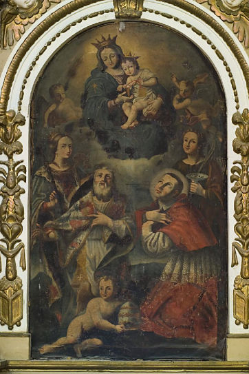 Madonna del Carmelo e Santi di Autore sconosciuto 