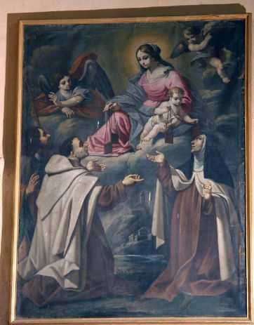 Madonna del Carmelo con Santi di Autore sconosciuto