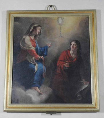 Madonna del Carmelo e San Giovanni Evangelista di Autore sconosciuto
