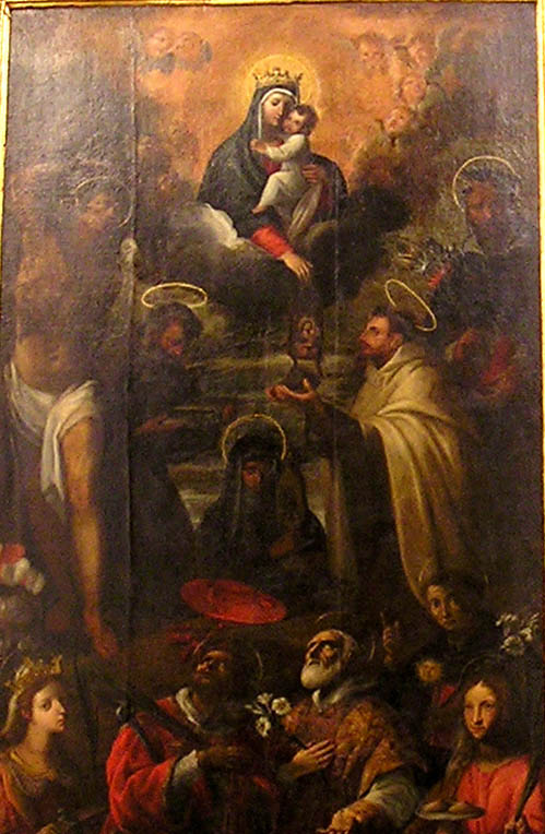 Madonna del Carmine e Bambino di Anonimo