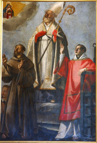 Madonna del Carmelo con San Martino