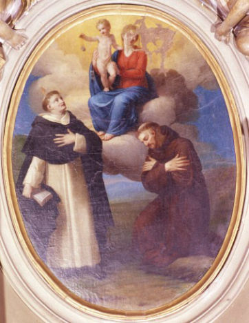Madonna del Carmelo tra S.Vincenzo e S.Francesco