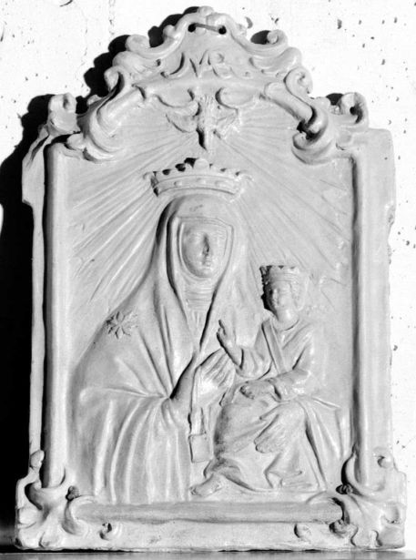 Targa rilievo Madonna del Carmelo