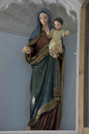 Statua Madonna del Carmelo con Gesù Bambino