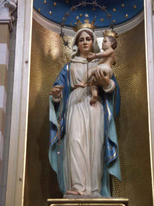 Statua Madonna del Carmelo