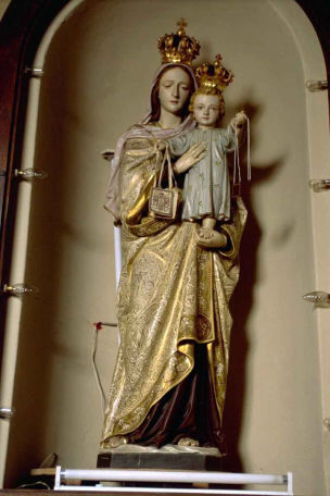 Statua Madonna del Carmelo con Bambino